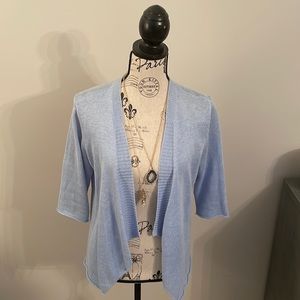 Cornflower blue cardigan